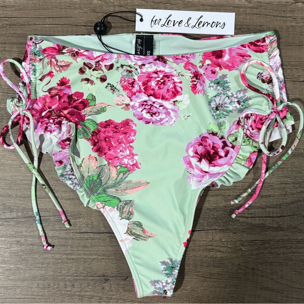 For Love & Lemons - NWT XS Spring Garden Bikini Bottom